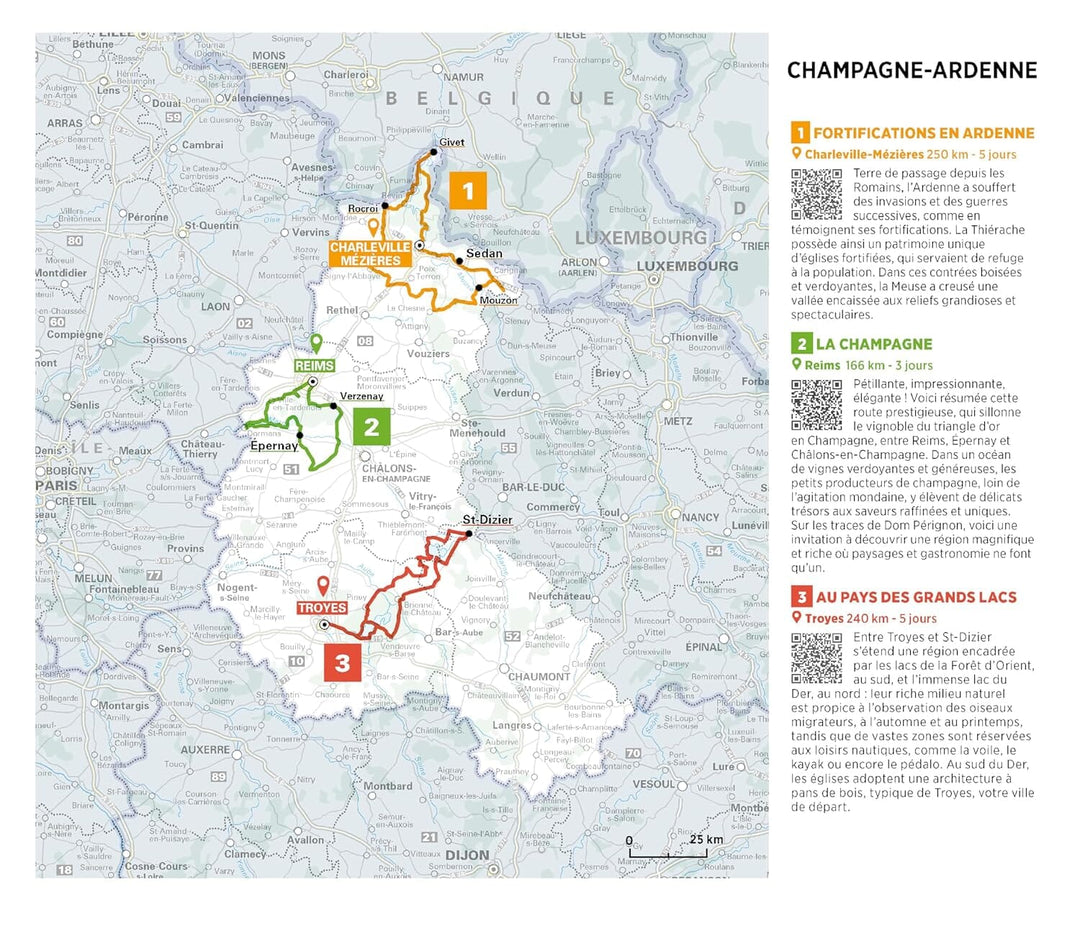 Carte régionale n° 515 - Grand Est : Champagne-Ardenne 2026 | Michelin carte de voyage Michelin 