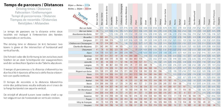 Carte régionale n° 515 - Grand Est : Champagne-Ardenne 2026 | Michelin carte de voyage Michelin 