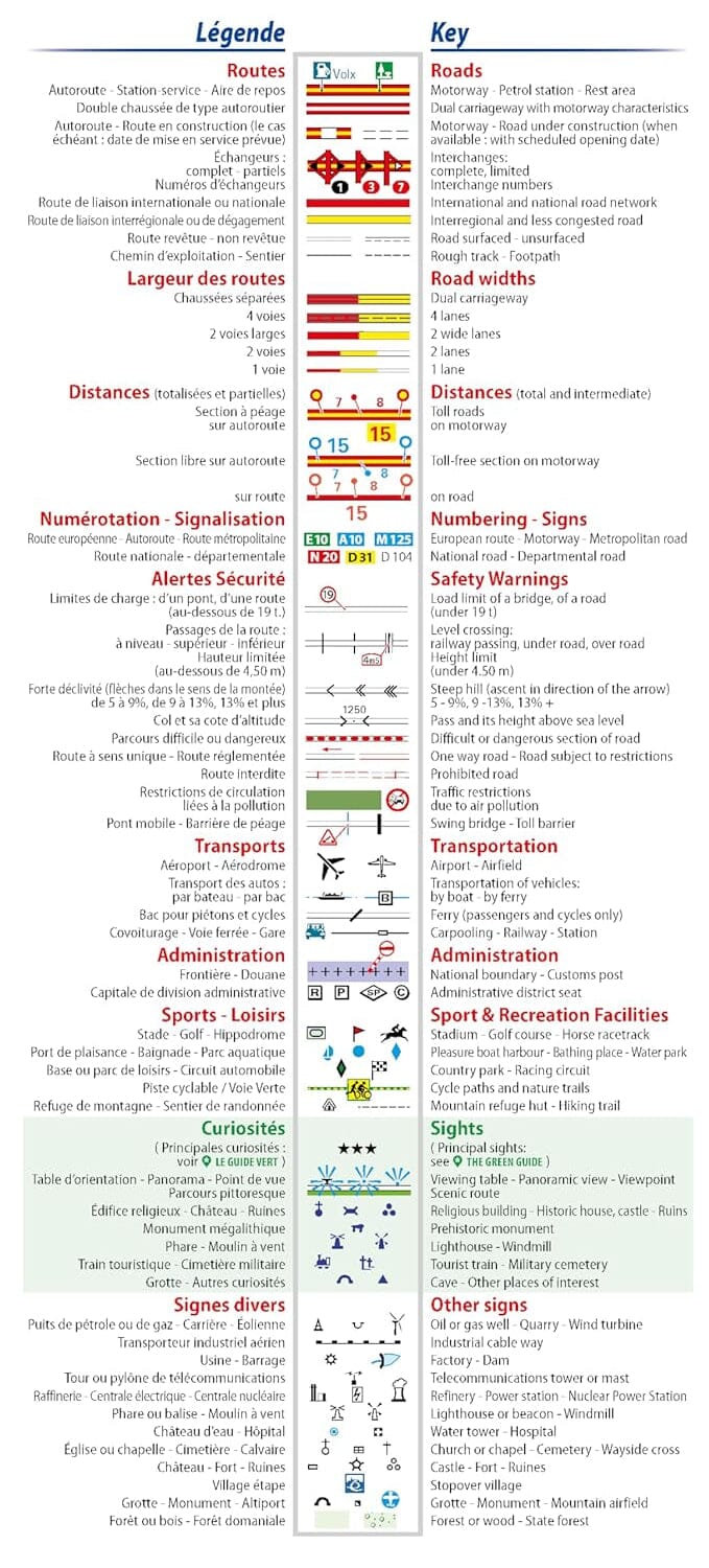Carte régionale n° 516 - Grand Est : Alsace, Lorraine 2026 | Michelin carte routière Michelin