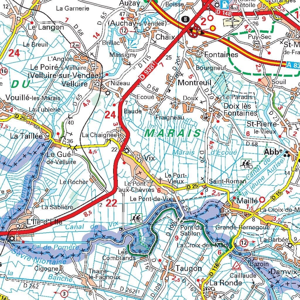Carte régionale n° 517 - Pays de la Loire 2026 | Michelin carte routière Michelin
