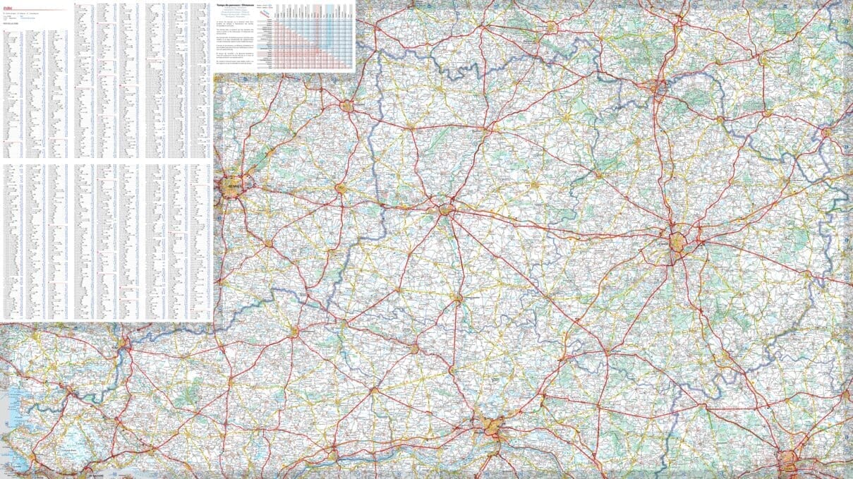 Carte régionale n° 517 - Pays de la Loire 2026 | Michelin carte routière Michelin