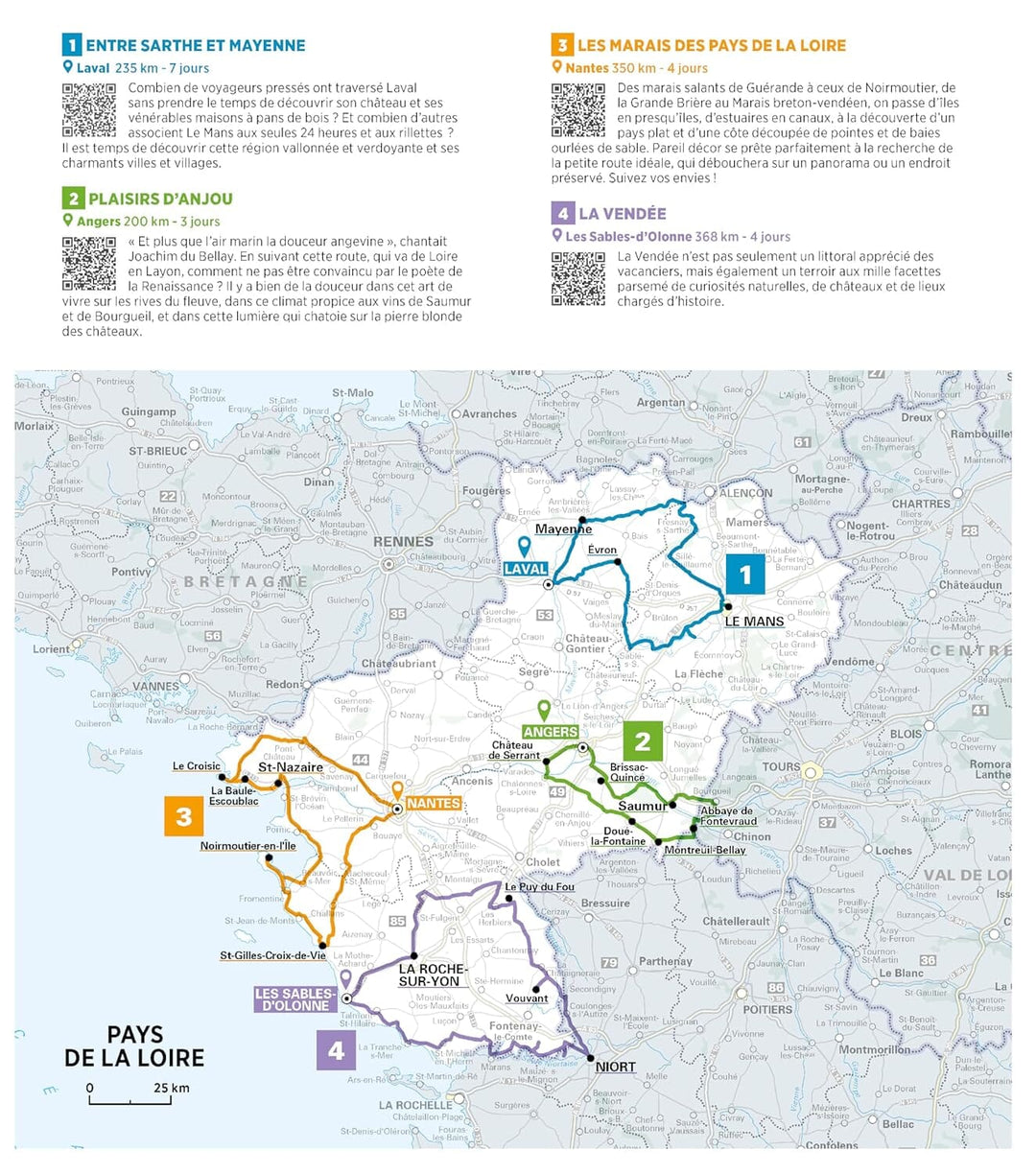 Carte régionale n° 517 - Pays de la Loire 2026 | Michelin carte de voyage Michelin 