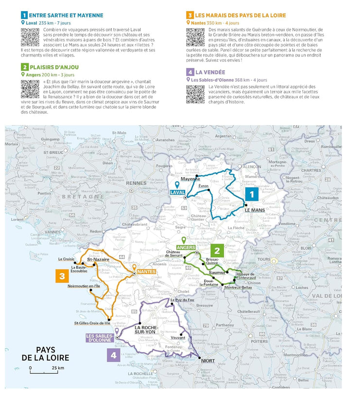 Carte régionale n° 517 - Pays de la Loire 2026 | Michelin carte de voyage Michelin 