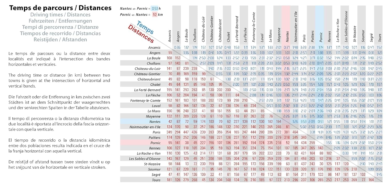 Carte régionale n° 517 - Pays de la Loire 2026 | Michelin carte routière Michelin