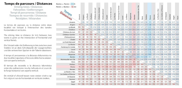 Carte régionale n° 517 - Pays de la Loire 2026 | Michelin carte de voyage Michelin 