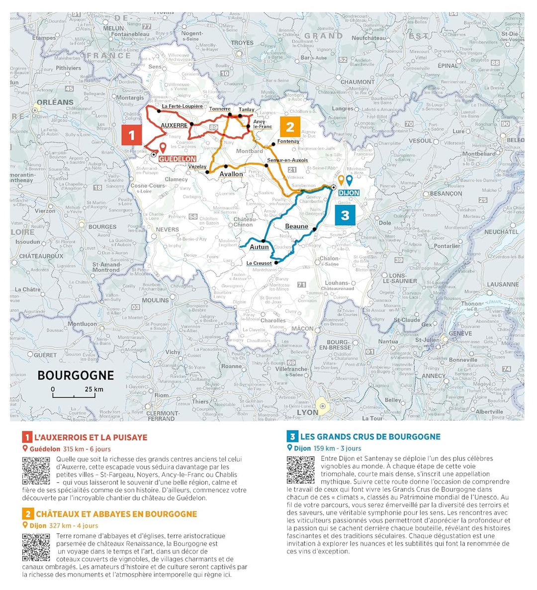 Carte régionale n° 519 - Bourgogne 2026 | Michelin carte de voyage Michelin 