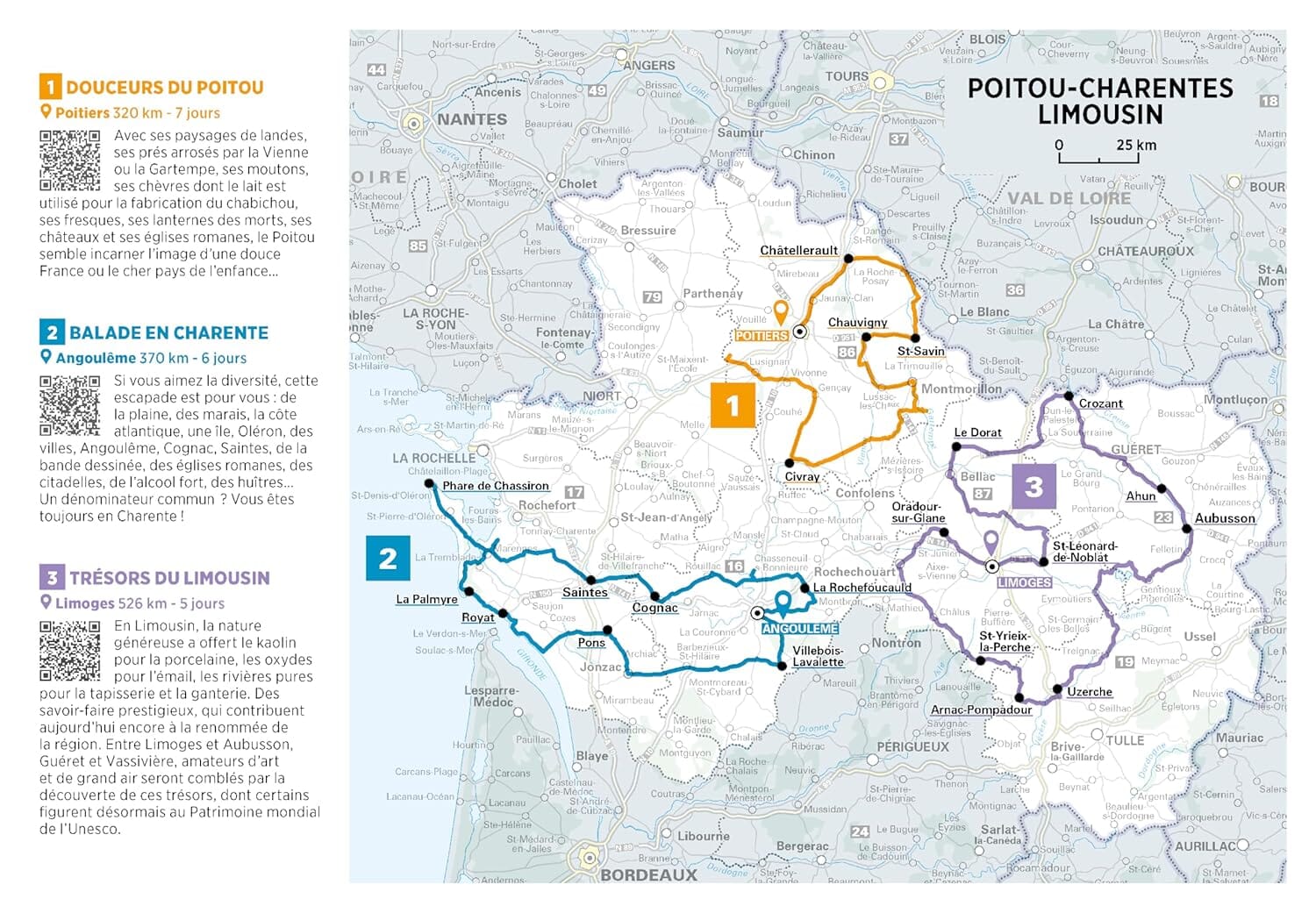 Carte régionale n° 521 - Nouvelle-Aquitaine Nord : Poitou-Charentes, Limousin 2026 | Michelin carte routière Michelin