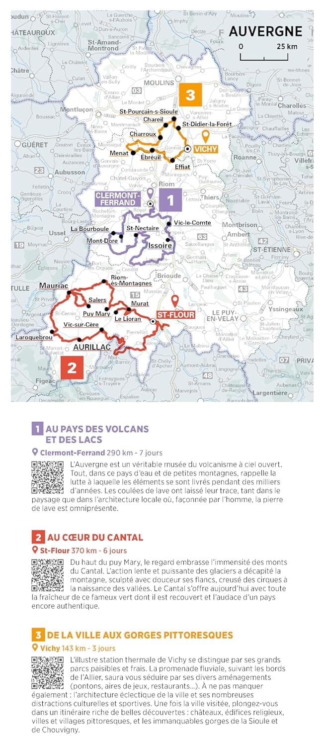 Carte régionale n° 522 - Auvergne 2026 | Michelin carte de voyage Michelin 