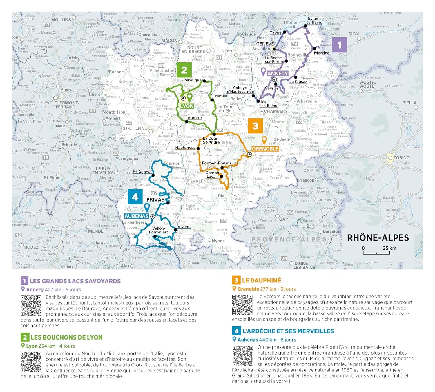 Carte régionale n° 523 - Rhône-Alpes 2026 | Michelin carte routière Michelin