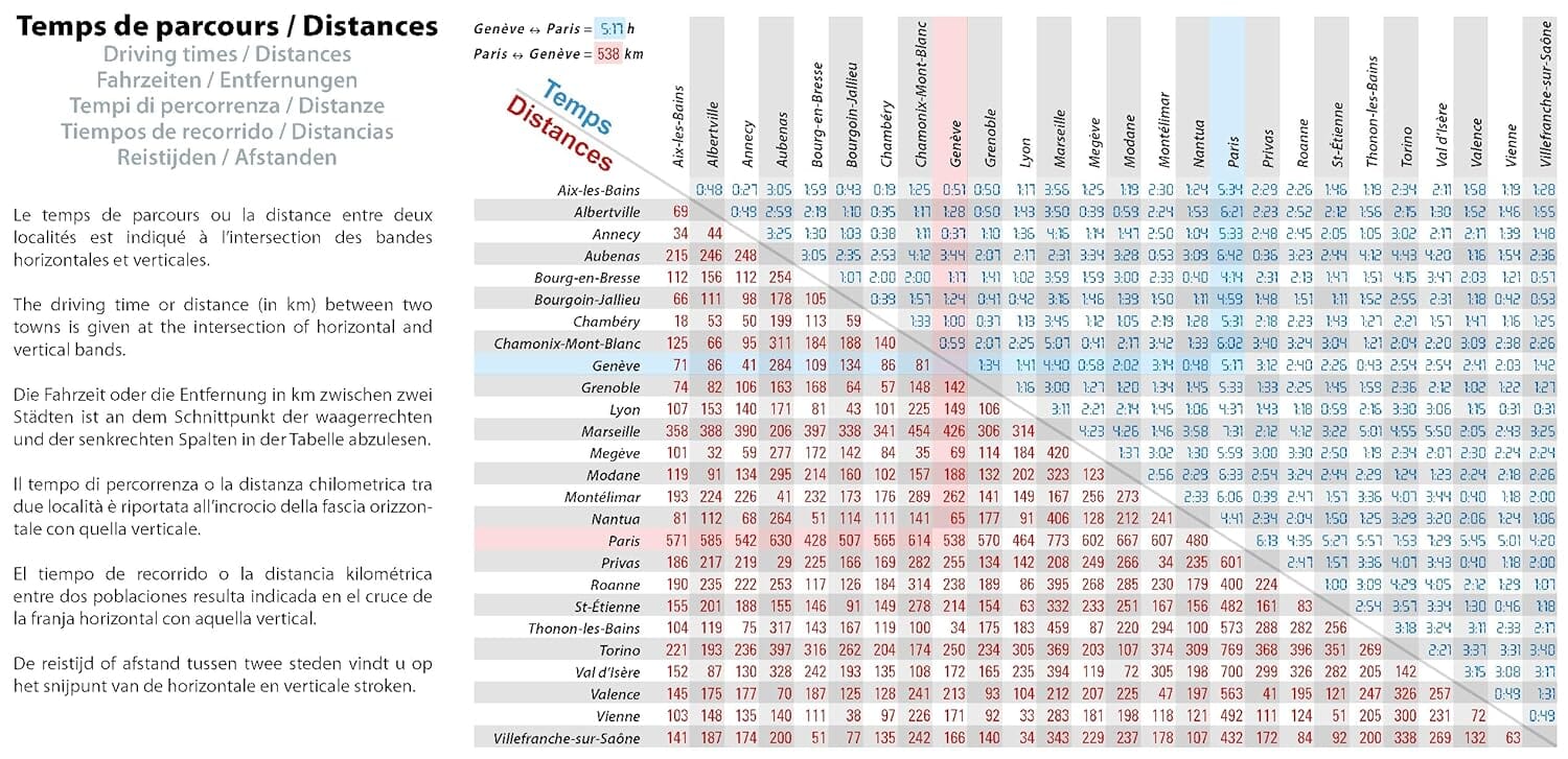Carte régionale n° 523 - Rhône-Alpes 2026 | Michelin carte routière Michelin