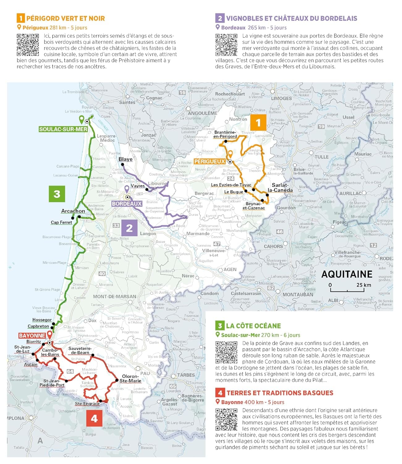 Carte régionale n° 524 - Nouvelle-Aquitaine Sud : Aquitaine 2026 | Michelin carte routière Michelin