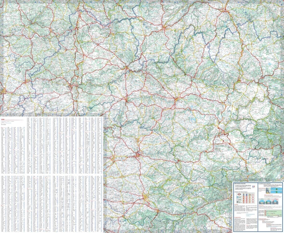 Carte régionale n° 525 - Occitanie Ouest : Midi-Pyrénées 2026 | Michelin carte routière Michelin