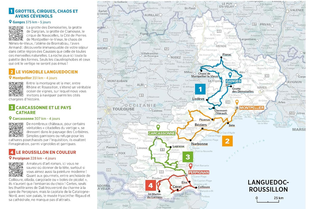 Carte régionale n° 526 - Occitanie Est : Languedoc-Roussillon 2026 | Michelin carte de voyage Michelin 