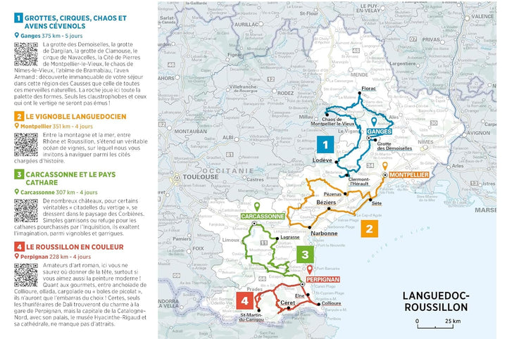 Carte régionale n° 526 - Occitanie Est : Languedoc-Roussillon 2026 | Michelin carte de voyage Michelin 