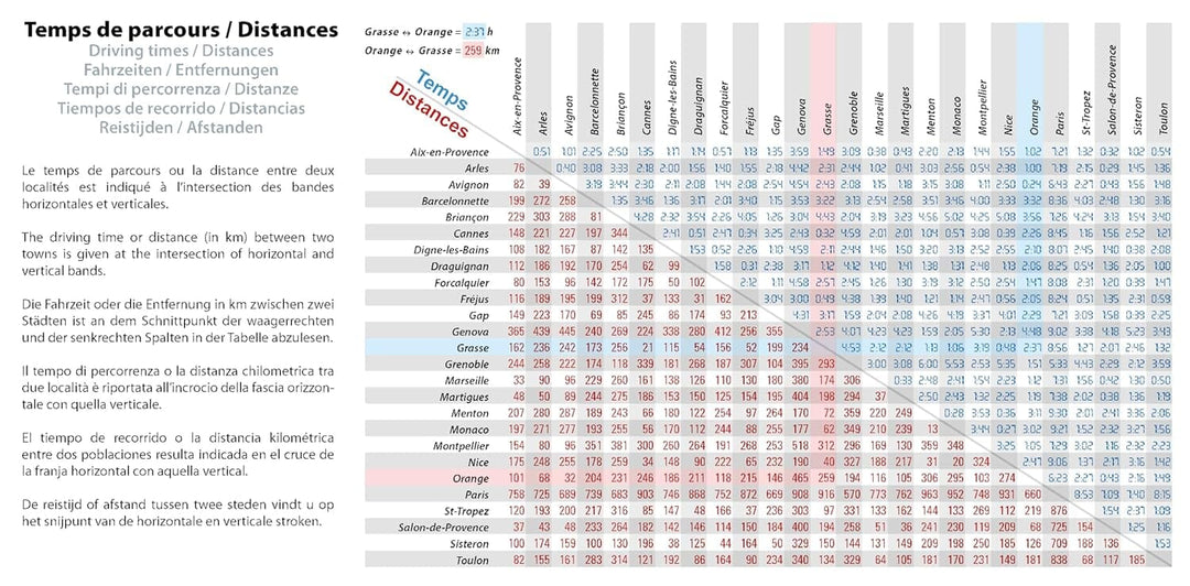 Carte régionale n° 527 - Provence-Alpes-Côte d'Azur 2026 | Michelin carte de voyage Michelin 