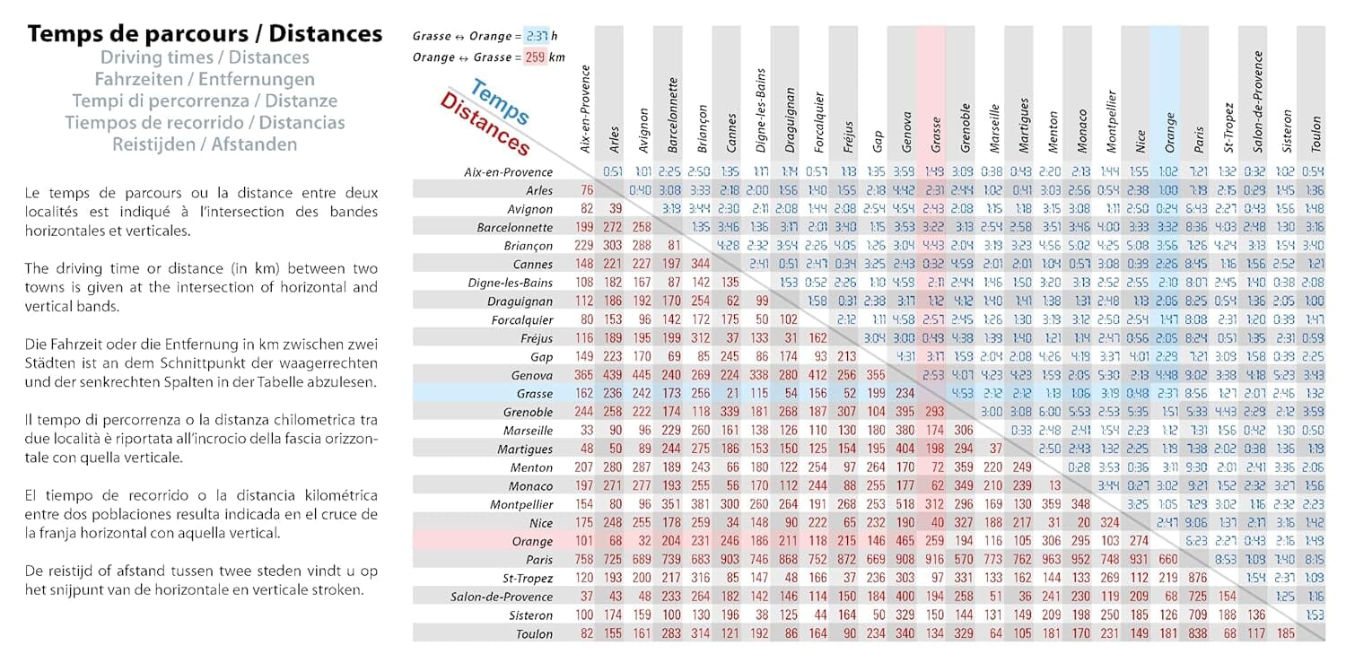Carte régionale n° 527 - Provence-Alpes-Côte d'Azur 2026 | Michelin carte routière Michelin