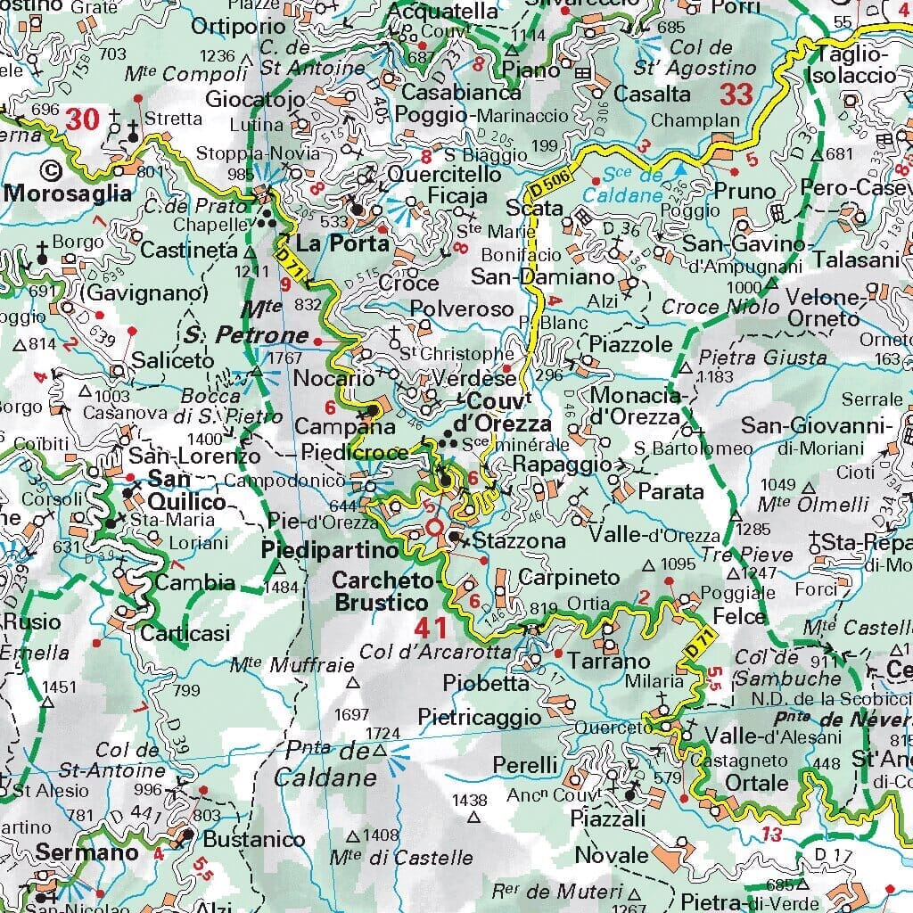 Carte régionale n° 528 - Corse 2026 | Michelin carte routière Michelin