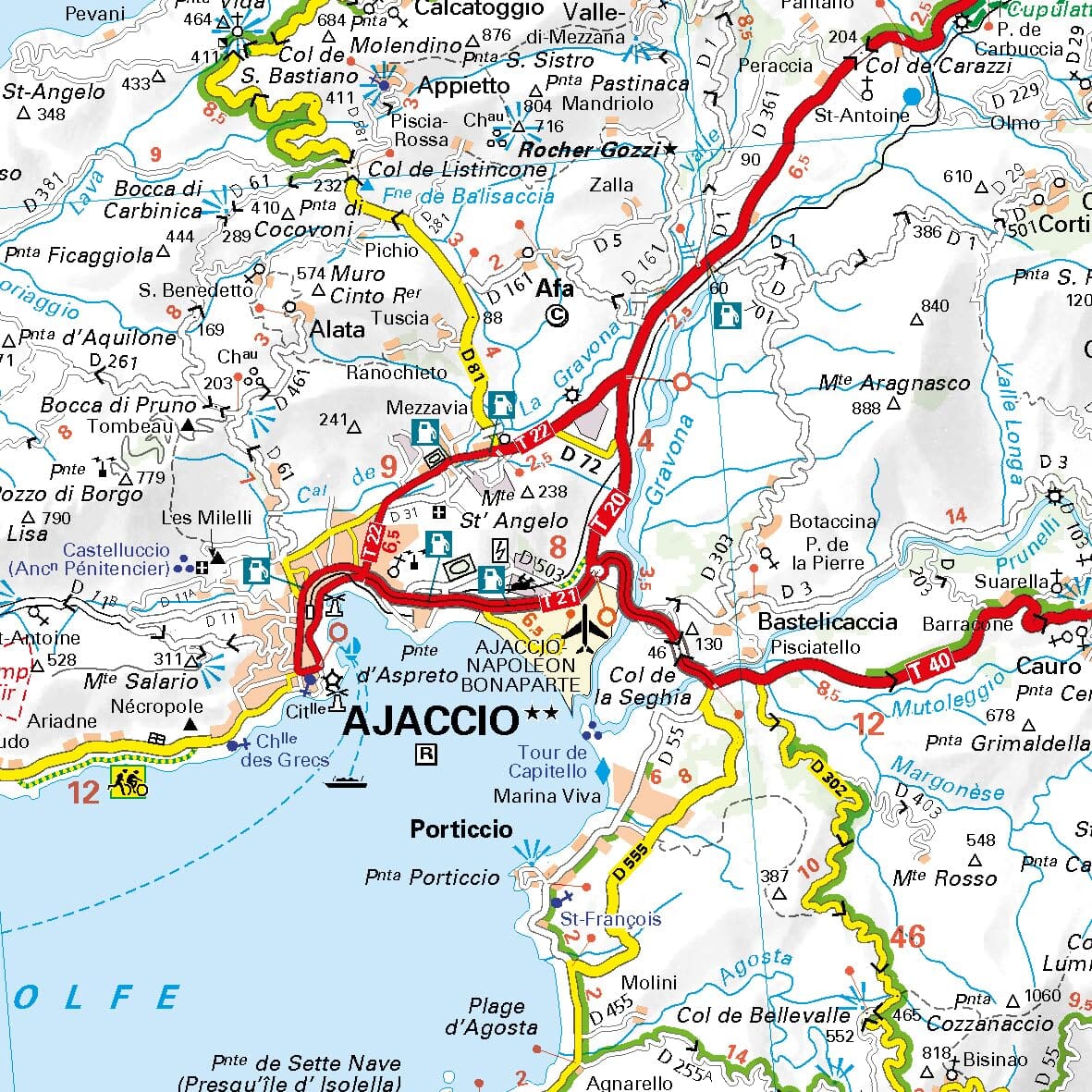 Carte régionale n° 528 - Corse 2026 | Michelin carte routière Michelin