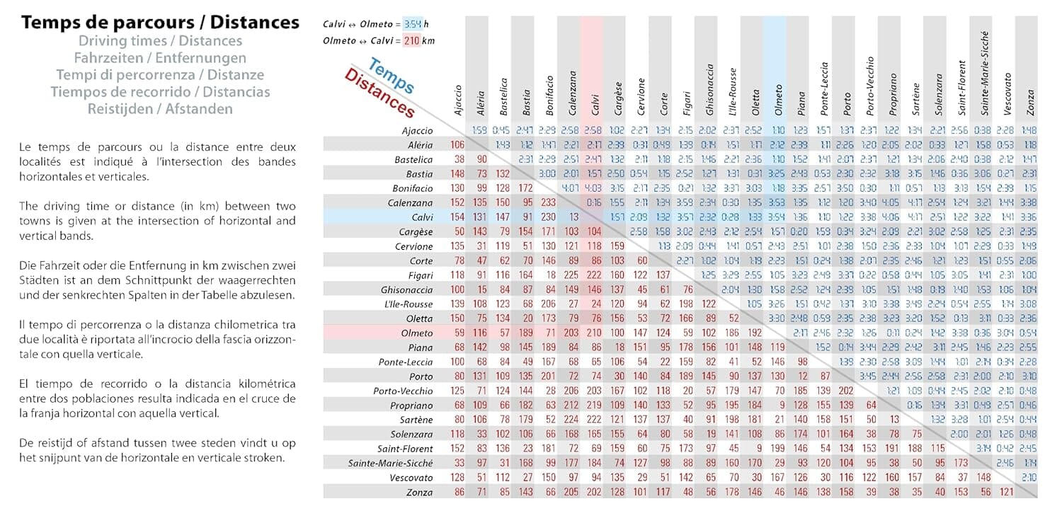 Carte régionale n° 528 - Corse 2026 | Michelin carte routière Michelin