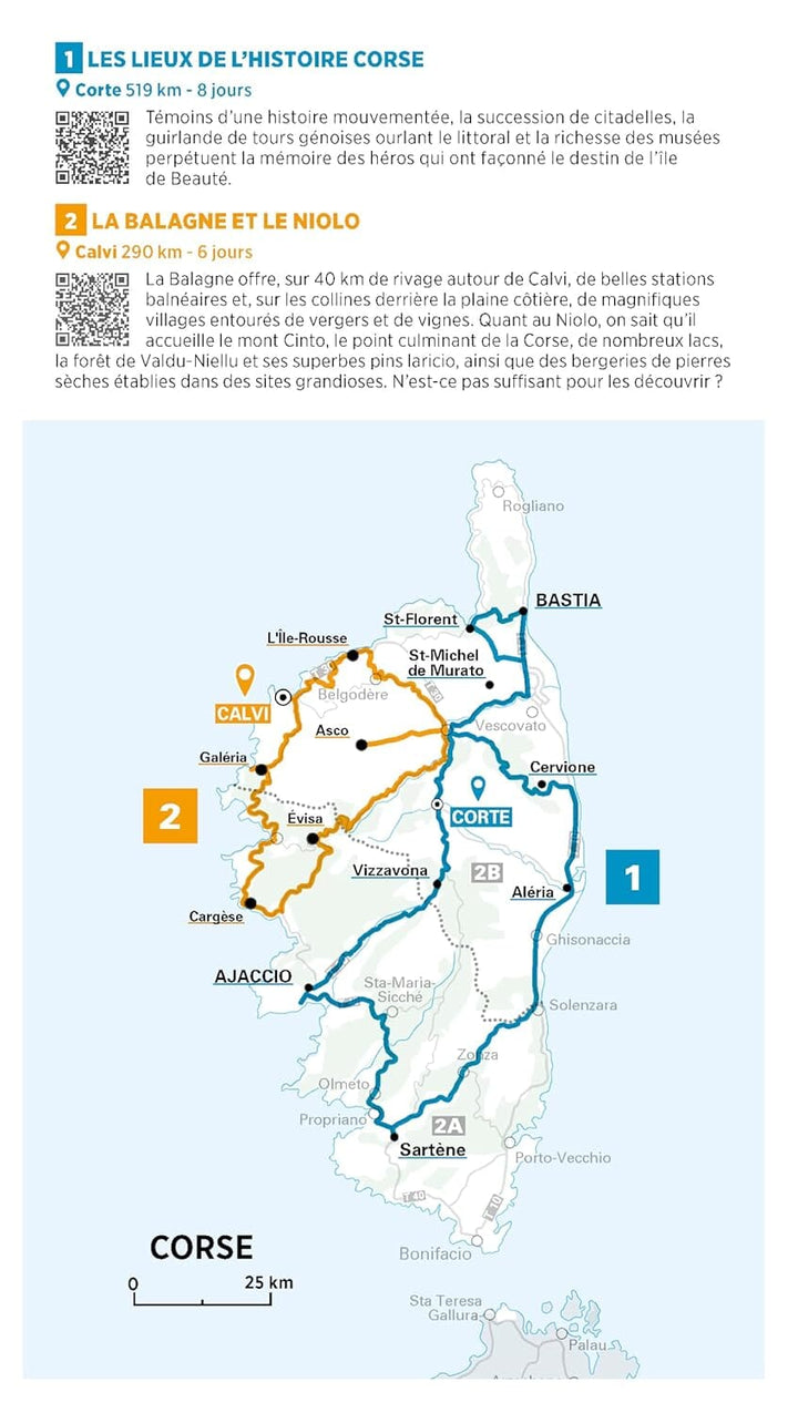 Carte régionale n° 528 - Corse 2026 | Michelin carte de voyage Michelin 