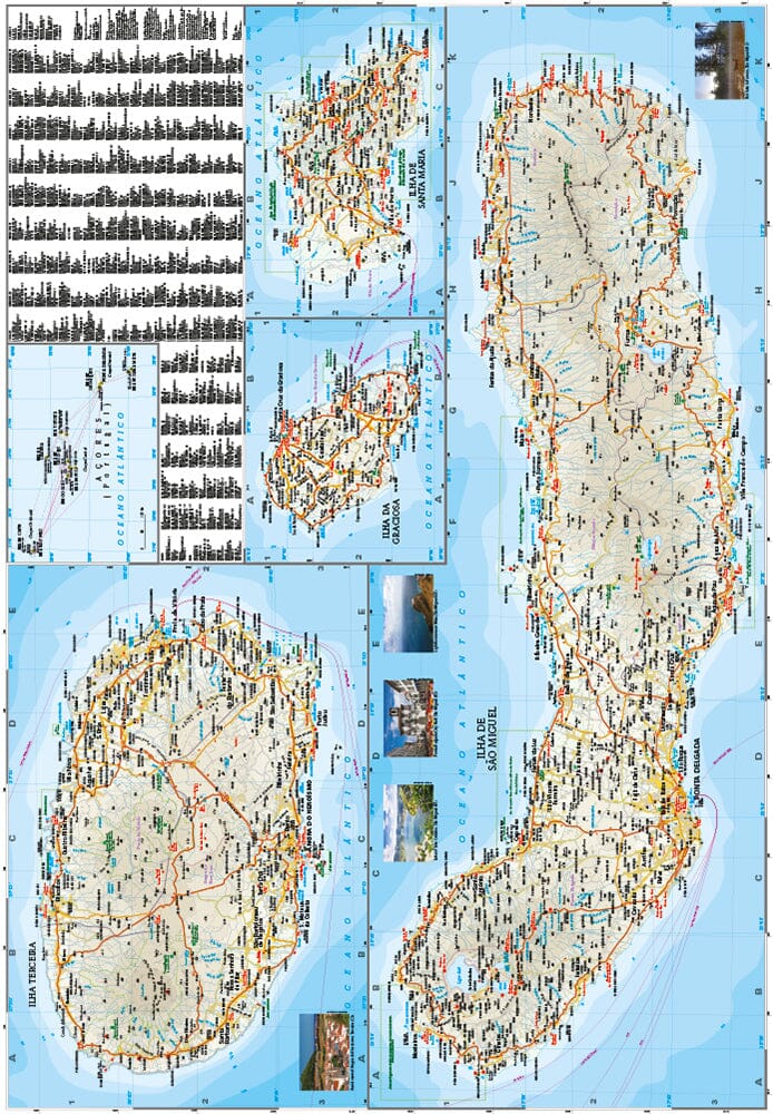 Carte routière - Açores | Reise Know How carte routière Reise Know-How