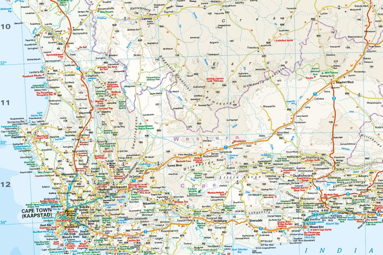 Carte routière - Afrique du Sud | Reise Know How carte routière Reise Know-How 