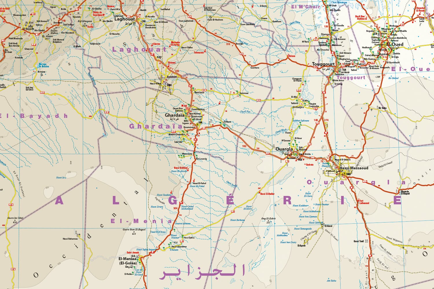 Carte routière - Algérie, Tunisie | Reise Know How carte routière Reise Know-How