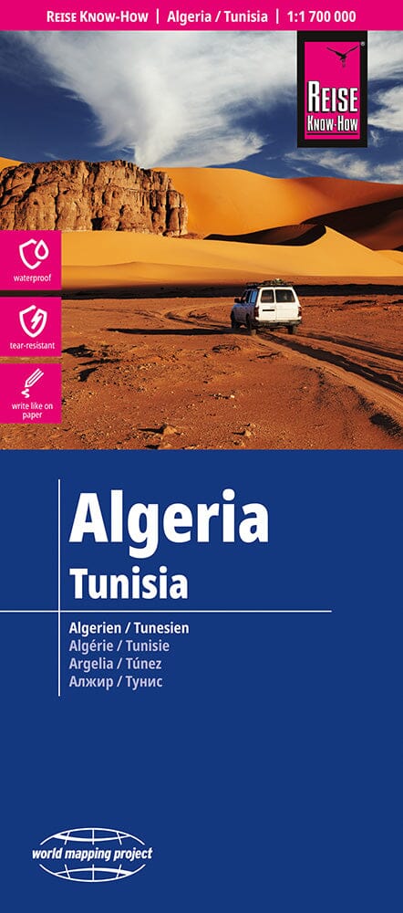 Carte routière - Algérie, Tunisie | Reise Know How carte routière Reise Know-How