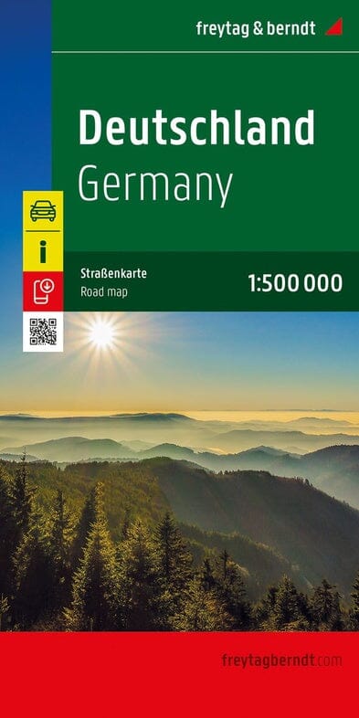 Carte routière - Allemagne au 1 /500 000 | Freytag & Berndt carte routière Freytag & Berndt
