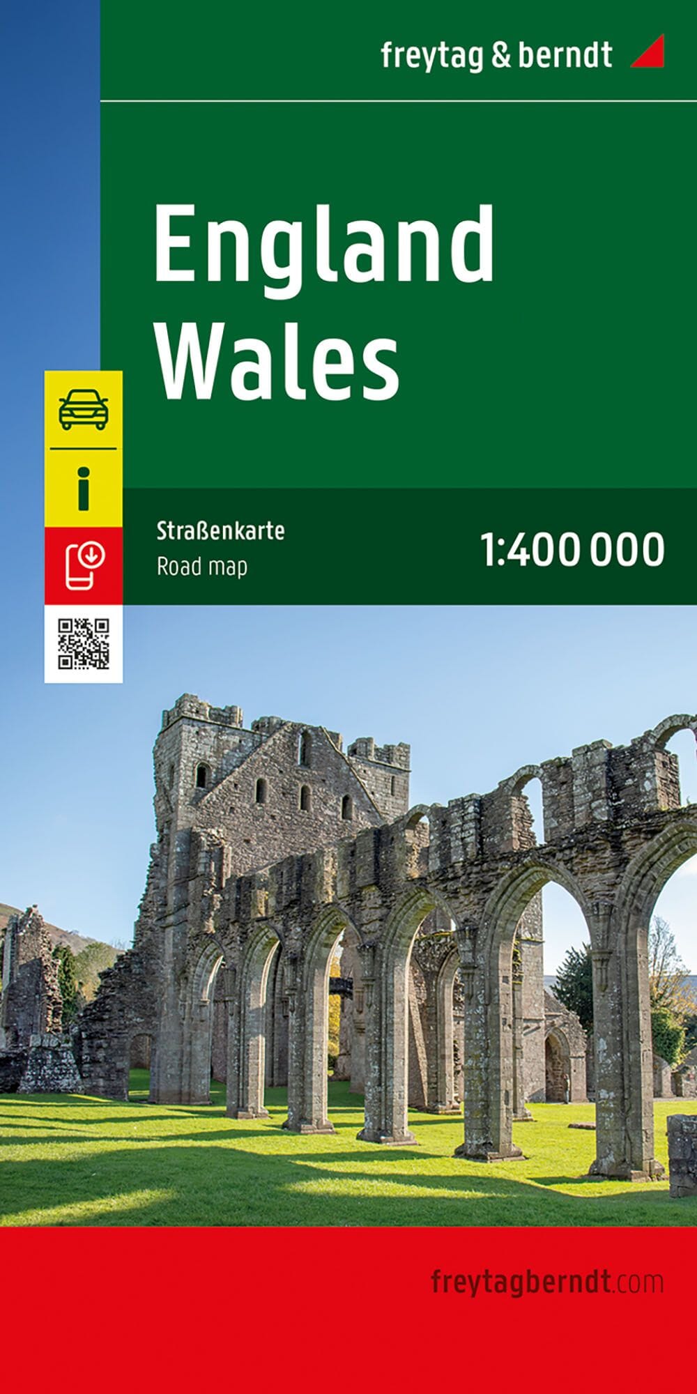 Carte routière - Angleterre & Pays de Galles | Freytag & Berndt carte routière Freytag & Berndt