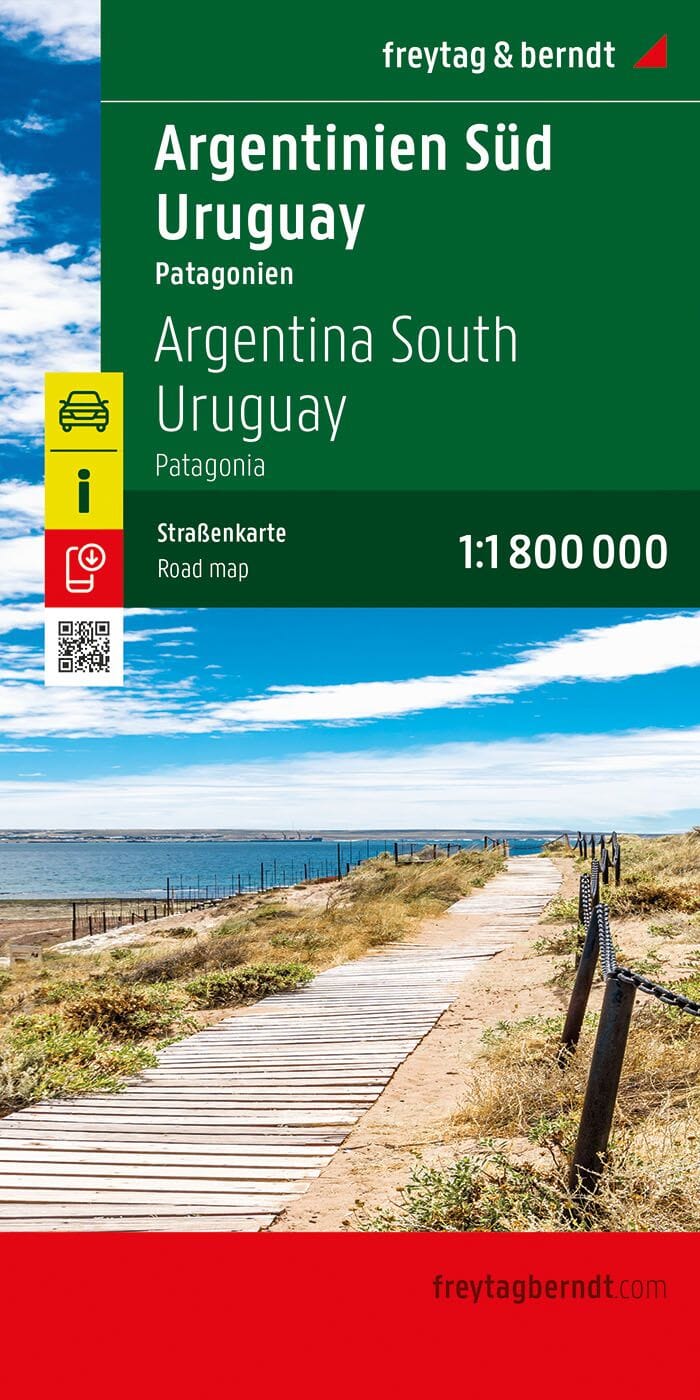 Carte routière - Argentine Sud, Uruguay | Freytag & Berndt carte routière Freytag & Berndt