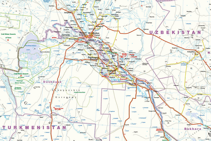 Carte routière - Asie Centrale | Reise Know How carte routière Reise Know-How