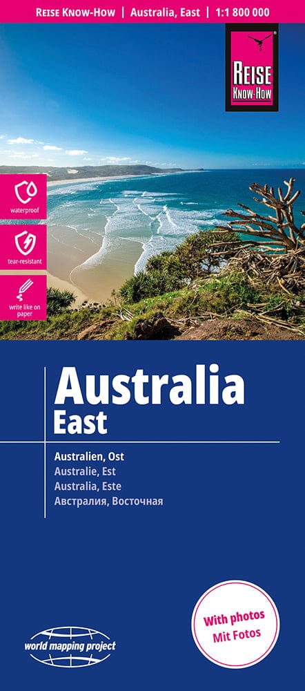 Carte routière - Australie Est | Reise Know How carte routière Reise Know-How 