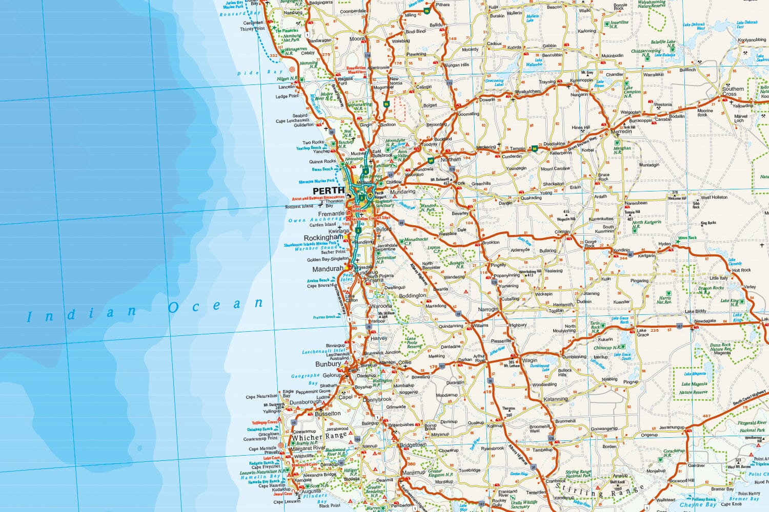 Carte routière - Australie Ouest | Reise Know How carte routière Reise Know-How