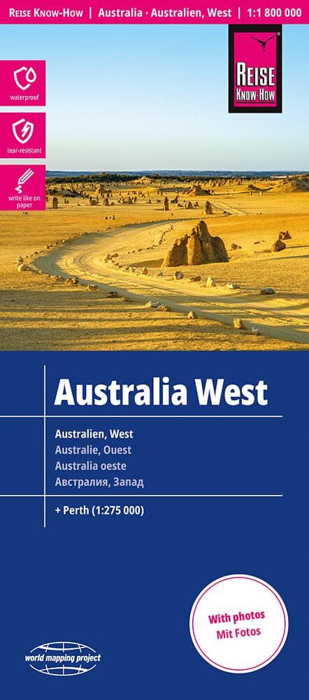 Carte routière - Australie Ouest | Reise Know How carte routière Reise Know-How