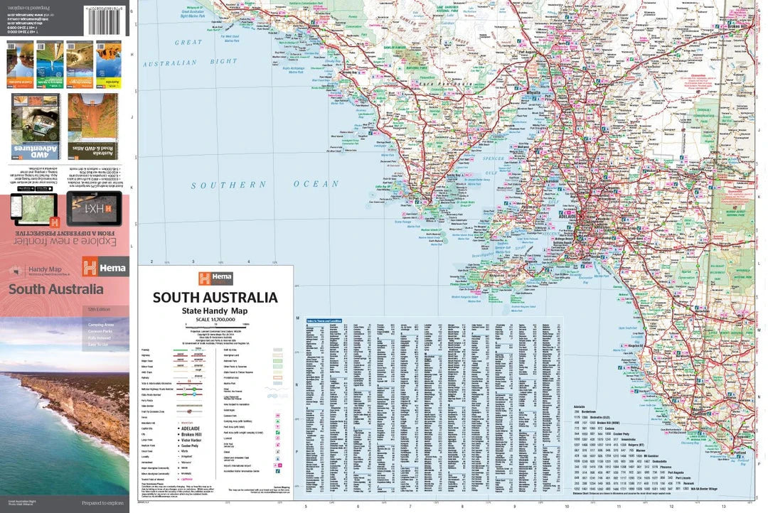 Carte routière - Australie Sud | Hema Maps - Handy map carte routière Hema Maps