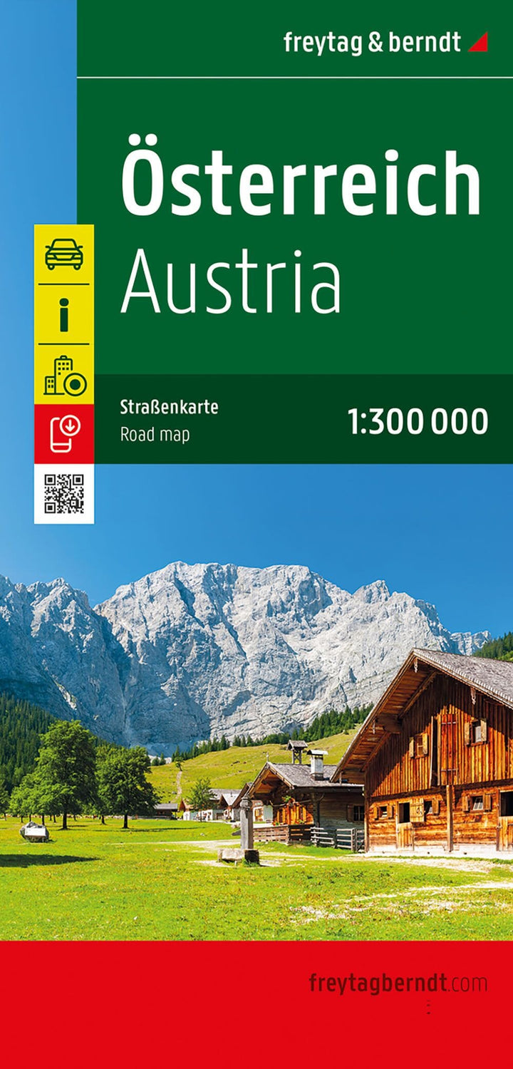 Carte routière - Autriche au 1 /300 000 | Freytag & Berndt carte routière Freytag & Berndt 