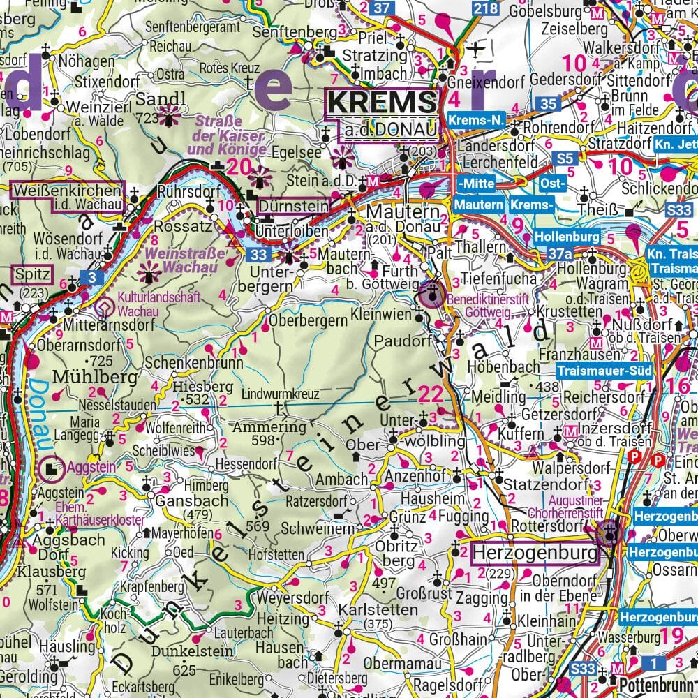 Carte routière - Autriche au 1 /300 000 | Freytag & Berndt carte routière Freytag & Berndt 