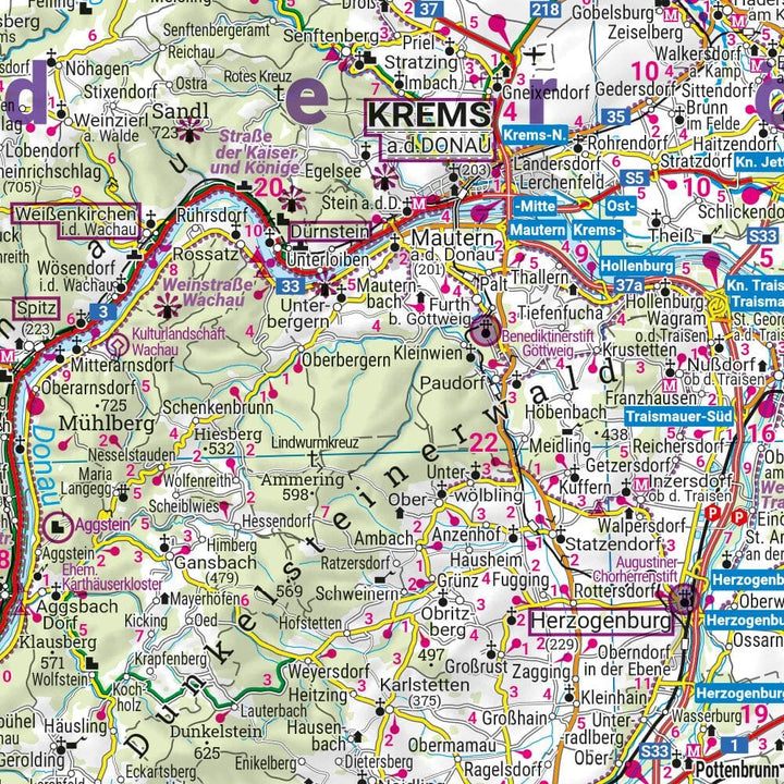 Carte routière - Autriche au 1 /300 000 | Freytag & Berndt carte routière Freytag & Berndt 