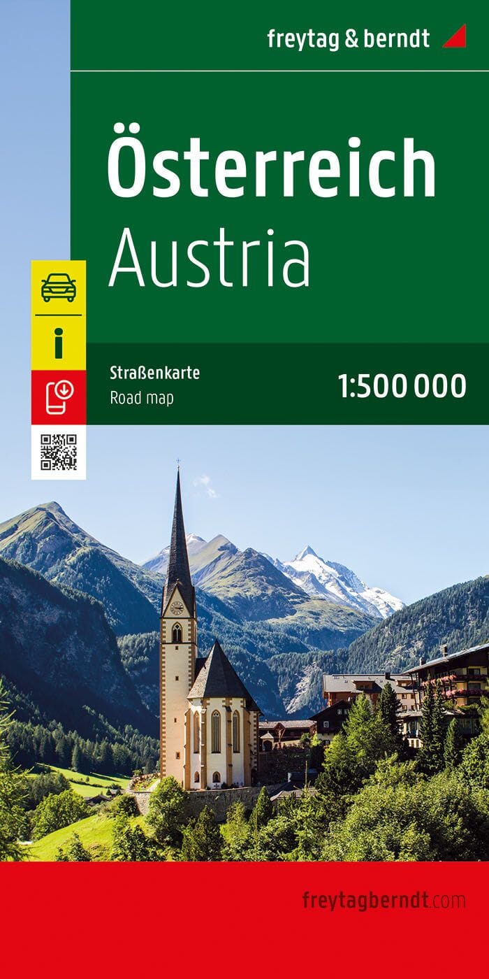 Carte routière - Autriche au 1/500,000 | Freytag & Berndt carte routière Freytag & Berndt