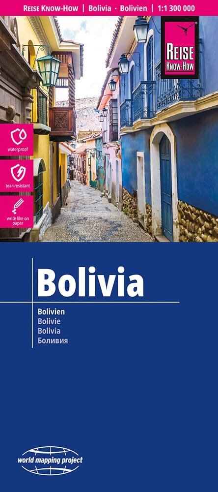 Carte routière - Bolivie | Reise Know How carte routière Reise Know-How