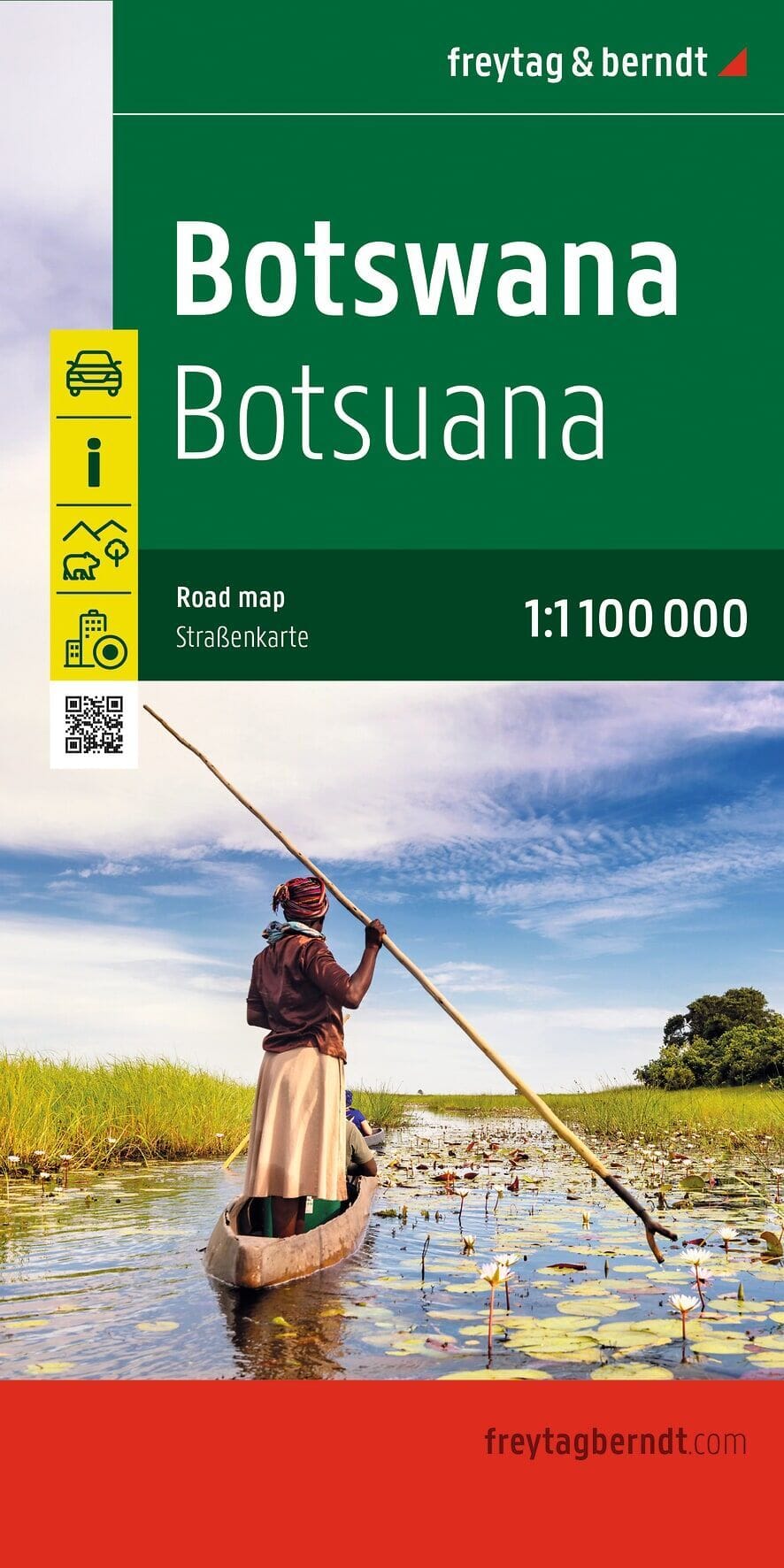 Carte routière - Botswana | Freytag & Berndt carte routière Freytag & Berndt 