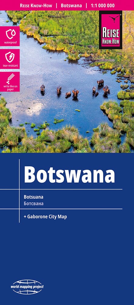 Carte routière - Botswana | Reise Know How carte routière Reise Know-How