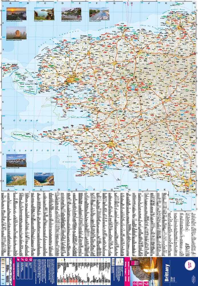 Carte routière - Bretagne | Reise Know How carte routière Reise Know-How