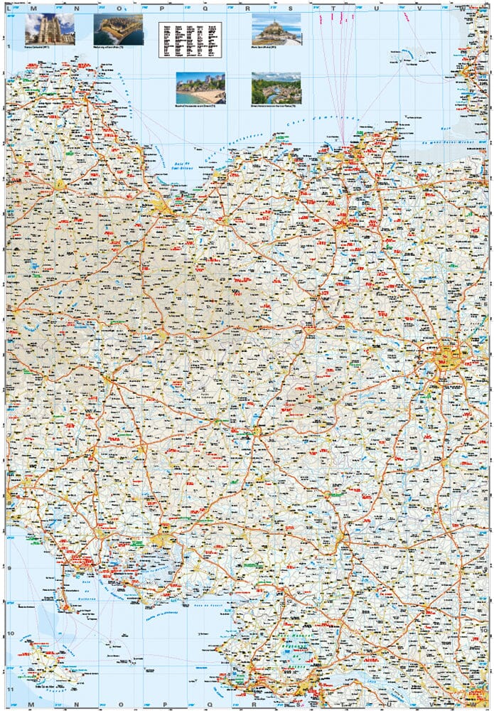 Carte routière - Bretagne | Reise Know How carte routière Reise Know-How
