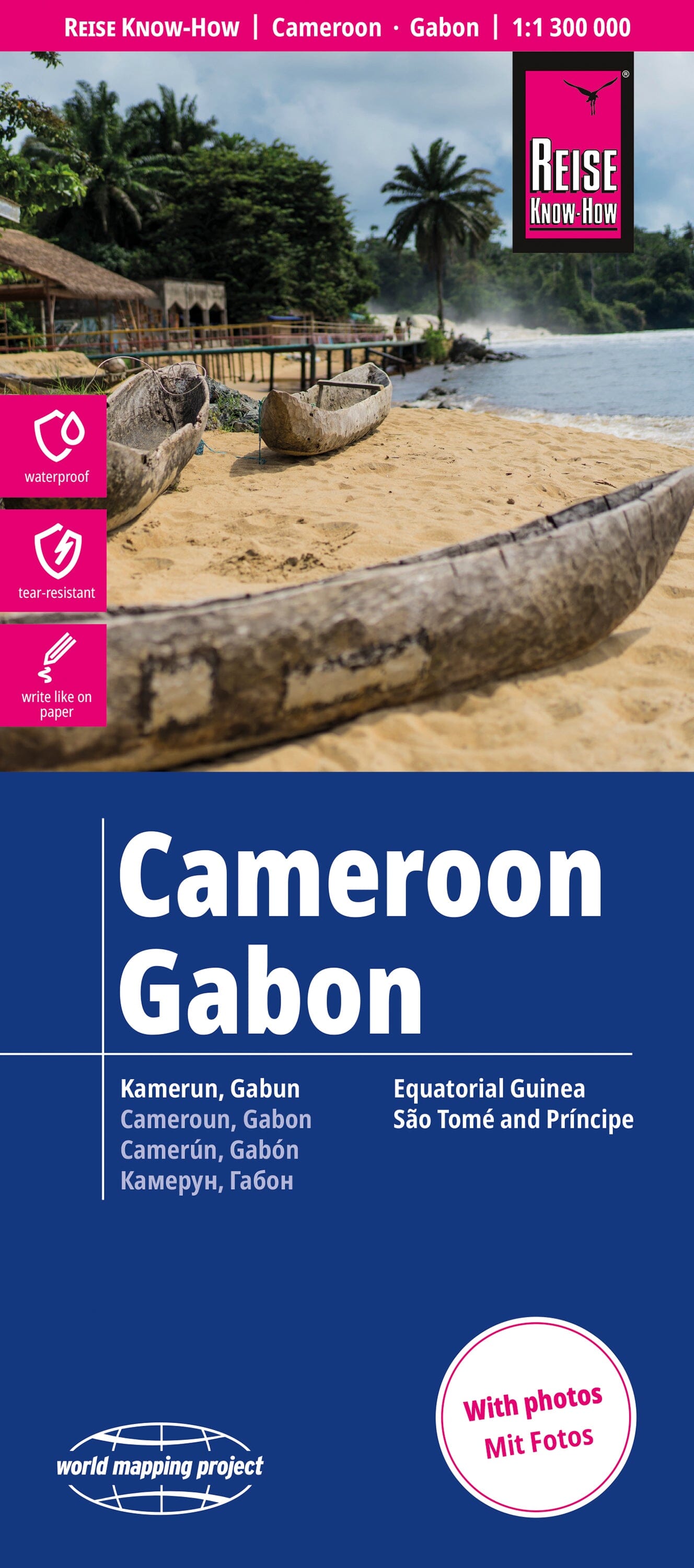 Carte routière - Cameroun, Gabon | Reise Know How carte routière Reise Know-How