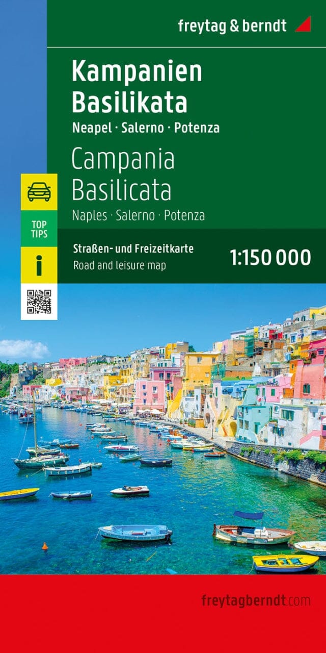 Carte routière - Campanie et Basilicate (Naples, Italie) | Freytag & Berndt carte routière Freytag & Berndt