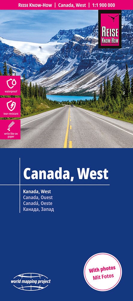 Carte routière - Canada Ouest | Reise Know How carte routière Reise Know-How 