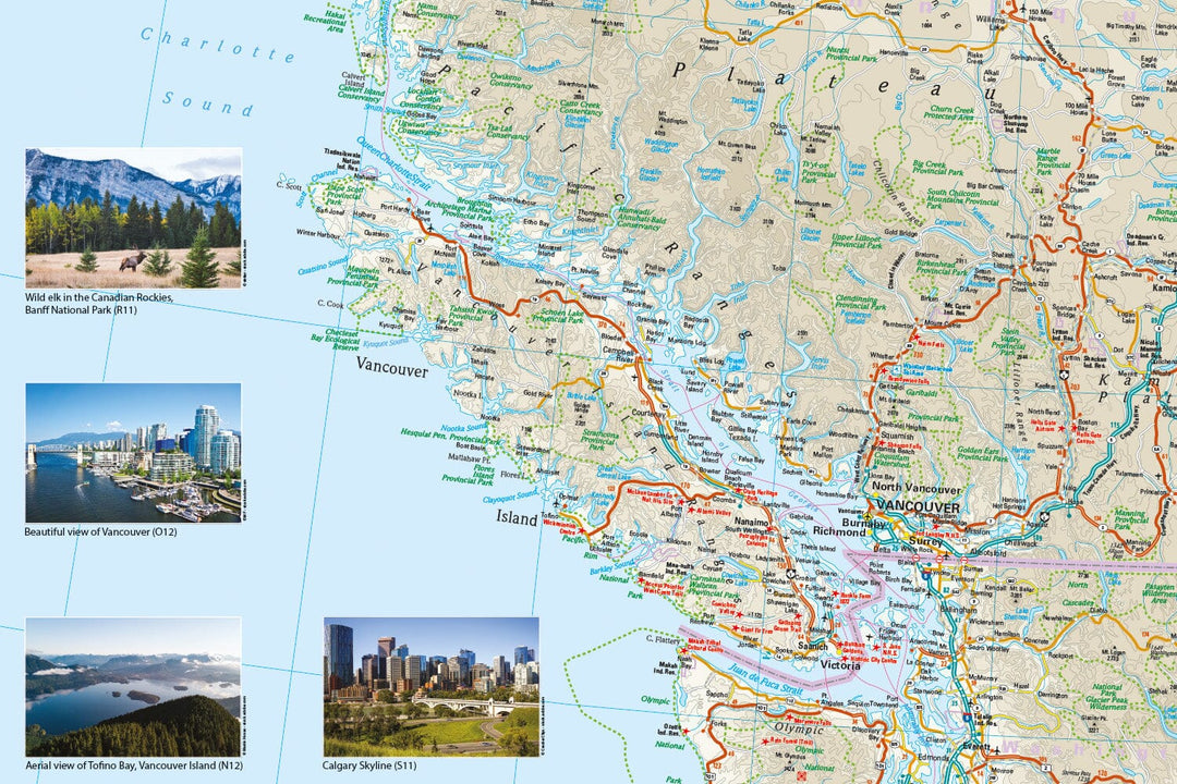 Carte routière - Canada Ouest | Reise Know How carte routière Reise Know-How 