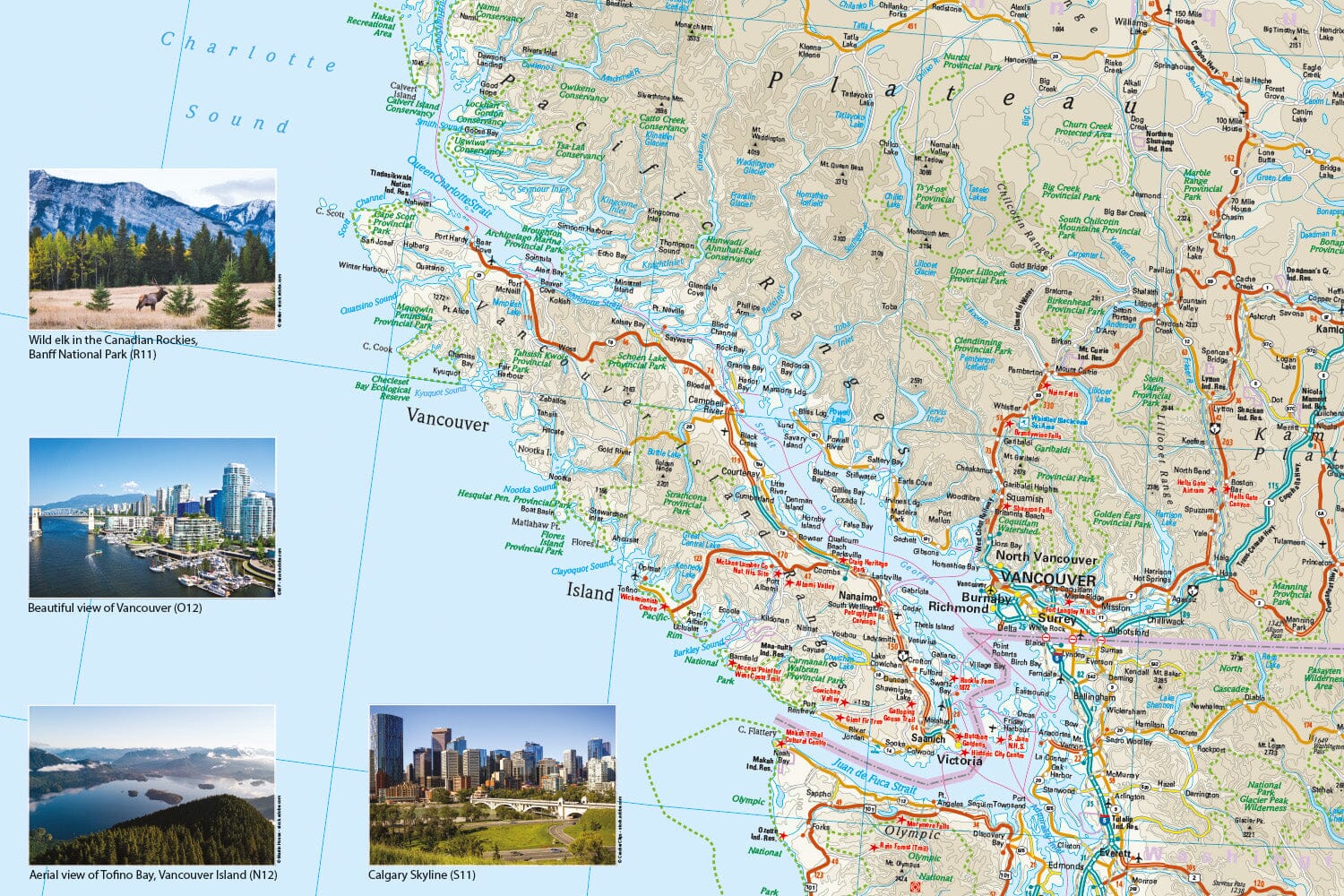 Carte routière - Canada Ouest | Reise Know How carte routière Reise Know-How 